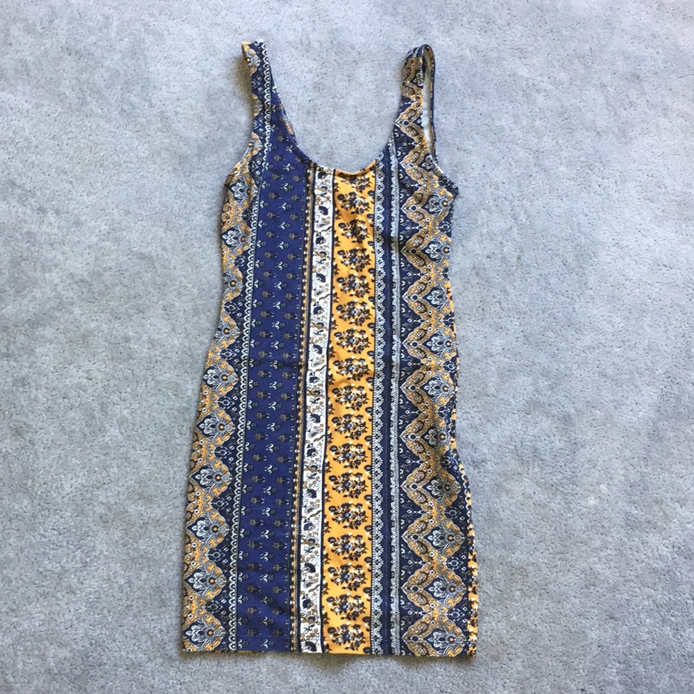 Body Con Printed Dress